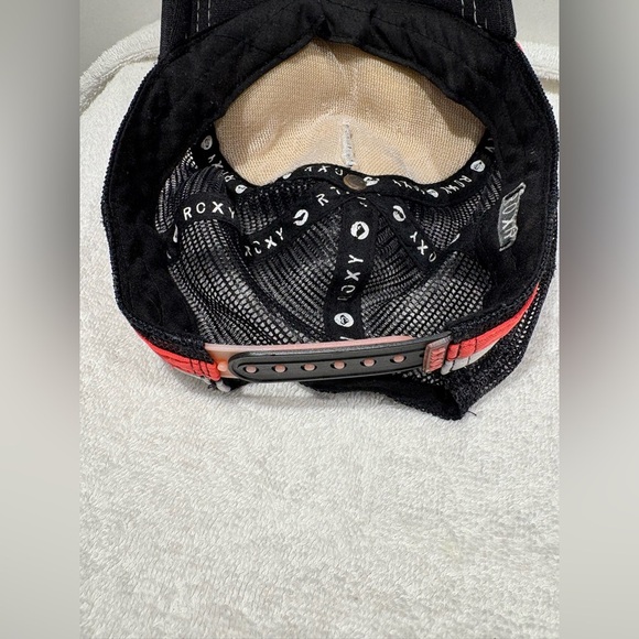 Roxy Life is better at the beach hat black one size adjustable unisex - Picture 9 of 11